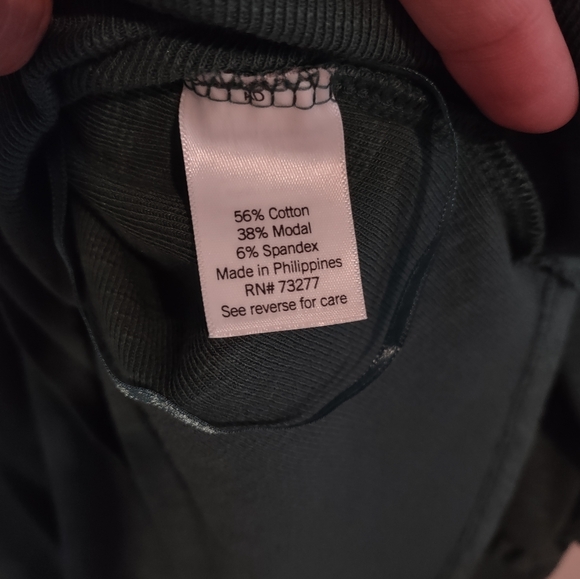 LC Lauren Conrad Raglan Ruffle Sleeve Tunic Top NWT Green - Picture 8 of 15